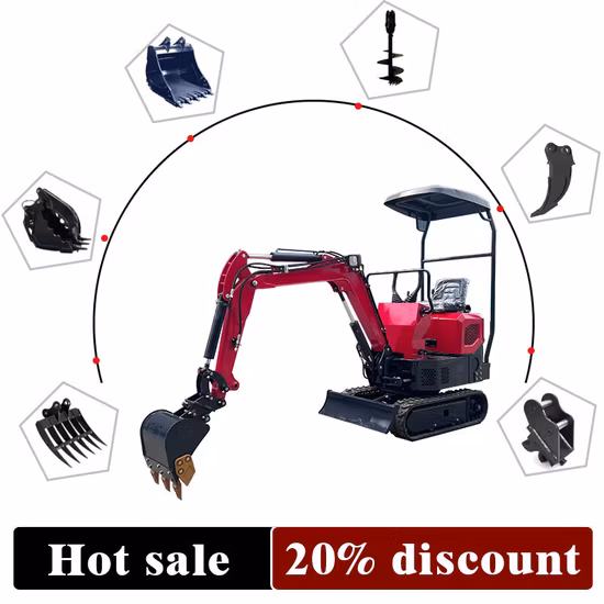 Miniexcavadora sobre orugas Titan, ganga real, 1 tonelada, a la venta